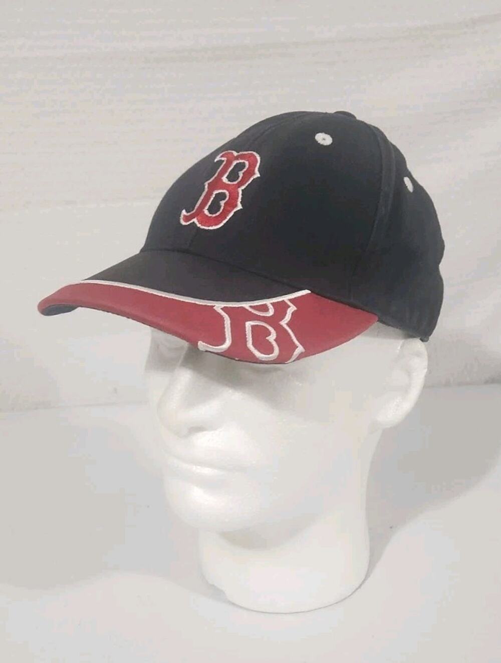 Boston Red Sox MLB Adjustable Strapback Cap Blue/Red Fan Favorite